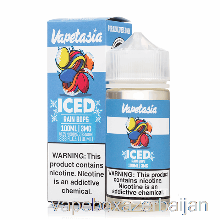 Vape Azerbaijan ICED Rain Bops - Vapetasia - 100mL 3mg